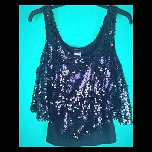 Freesia Sequined Club Top